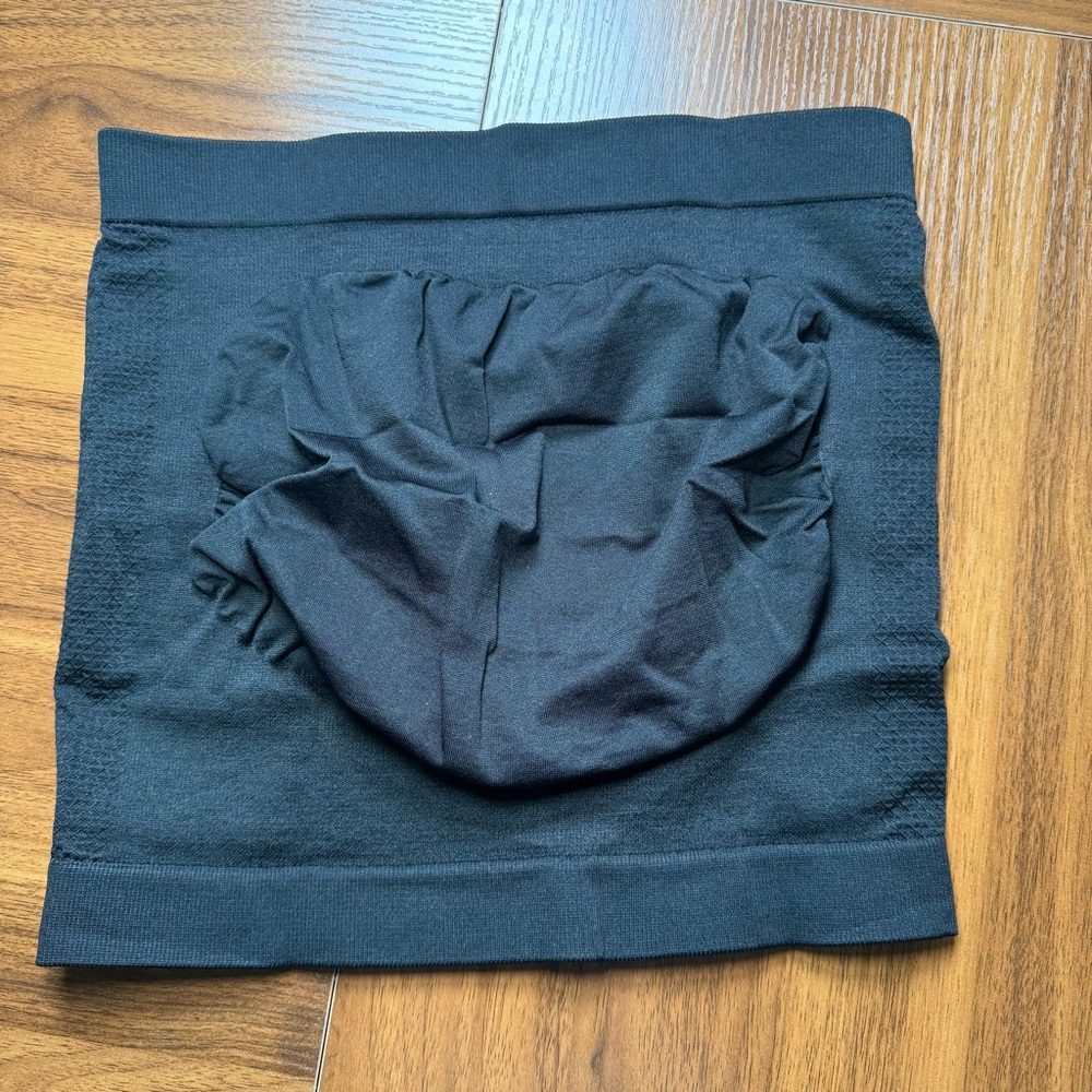 Joyspun Black Maternity Belly Band Seamless Support S-2XL NWT - Picture 3 of 5
